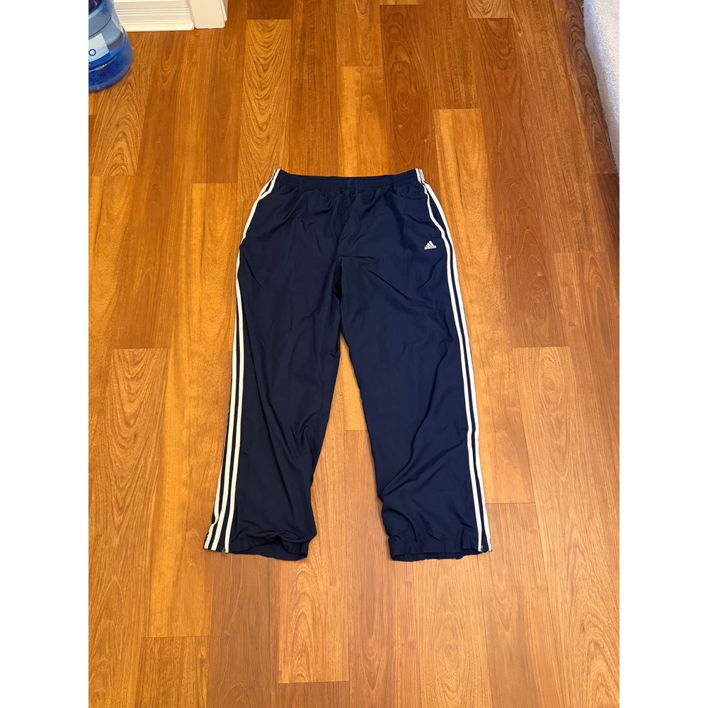 Vintage 2006 Adidas Navy Track Climaproof Track Pants Men's Size XXL